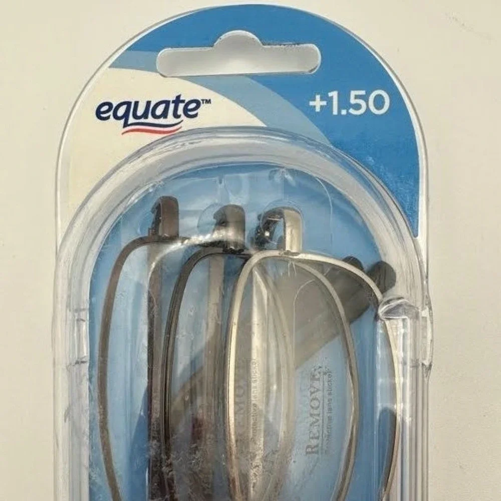 Equate Readers Multipack +1.50 Strength Reading Glasses 3 Pair Silver Tortoise